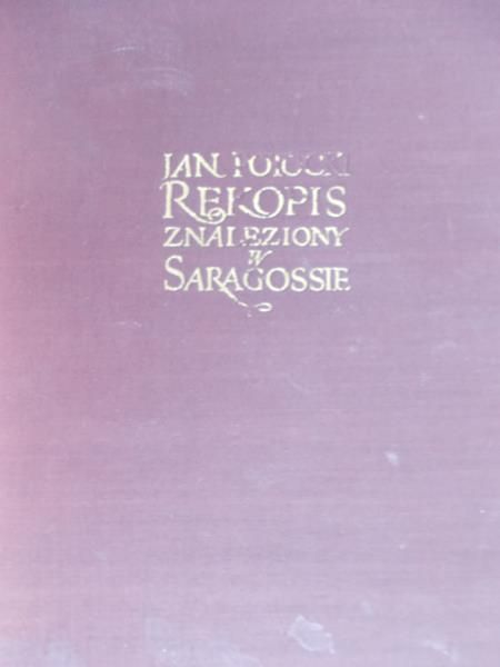 Potocki Jan - Rękopis znaleziony w Saragossie