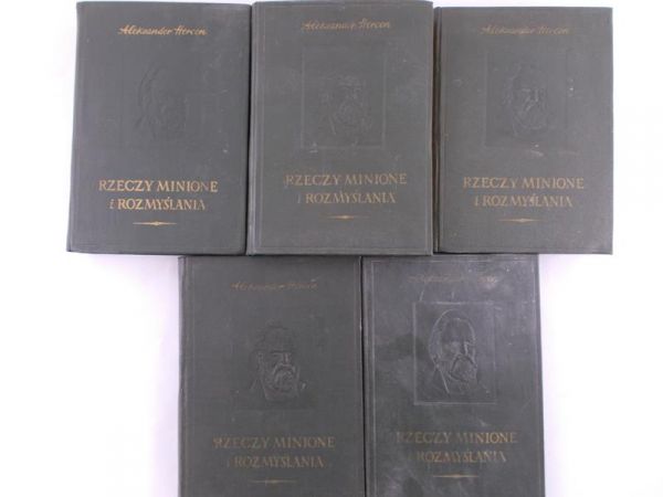 Hercen Aleksander  -  Rzeczy minione i rozmyślania. Tom I-V
