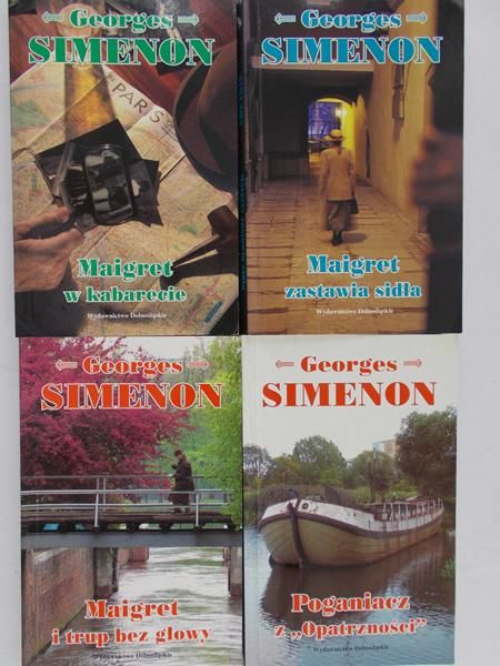 Simenon Georges - Maigret zastawia sidła/ Maigret w kabarecie/ Maigret i trup bez głowy/ Poganiacz z ,,Opatrzności"