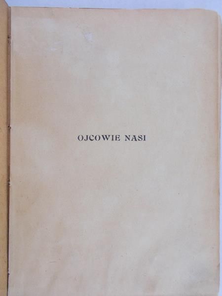 Strug Andrzej - Ojcowie nasi, 1921 r.