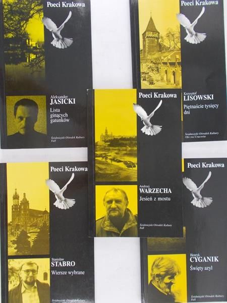 Jasicki Andrzej/Warzecha Andrzej/Stabro Stanisław/Cyganik Henryk/Lisowski Krzysztof -  Lista ginących gatunków/Jesień z mostu/Wiersze wybrane/Święty azyl/Piętnaście tysięcy dni