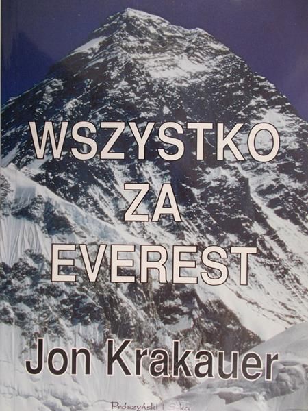 Krakauer Jon - Wszystko za Everest