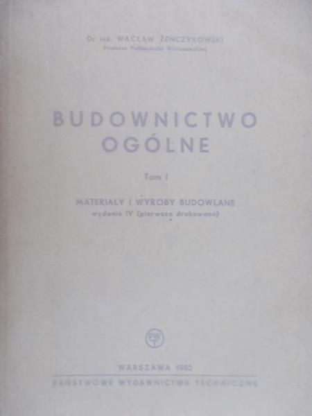 Żenczykowski Wacław - Budownictwo ogólne