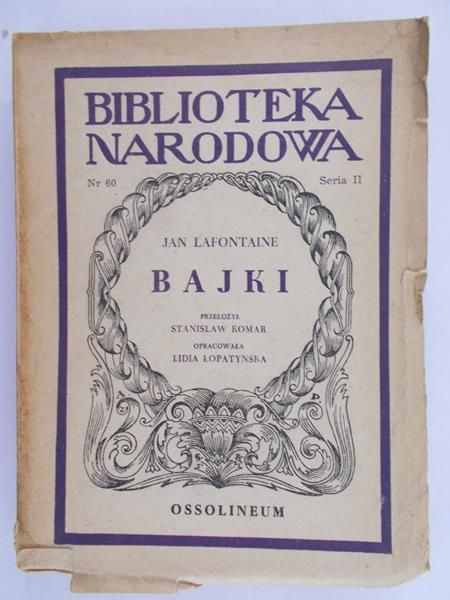 Lafontaine Jan - Bajki