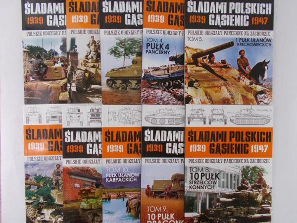 Śladami polskich gąsienic 1939-1947, Tom I – X