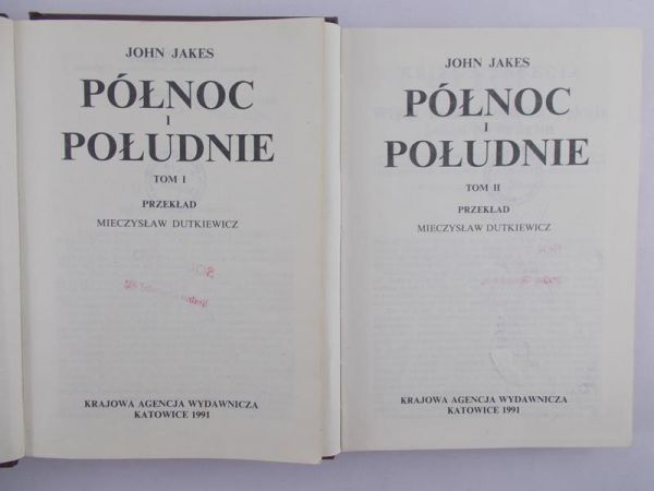 Jakes John - Północ i Południe Tom I, II