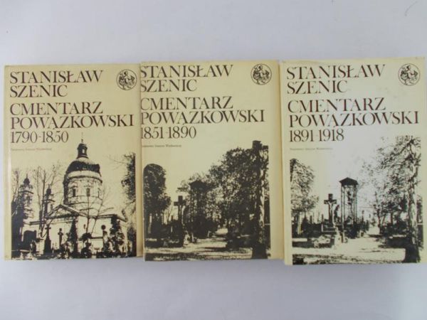 Szenic Stanisław - Cmentarz Powązkowski,Zestaw 3 książek
