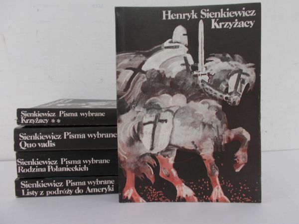 Sienkiewicz Henryk - Pisma wybrane, zestaw 5 książek.