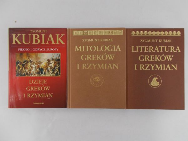 Kubiak Zygmunt - Literatura Greków i Rzymian, Dzieje Greków i Rzymian, Mitologia Greków i Rzymian