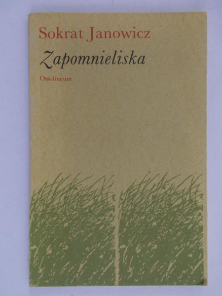 Janowicz Sokrat - Zapomnieliska