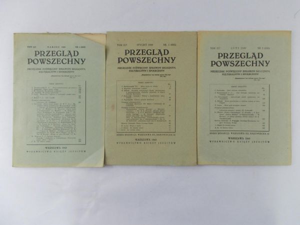 Przegląd Powszechny, tom I-III, 1949 r.