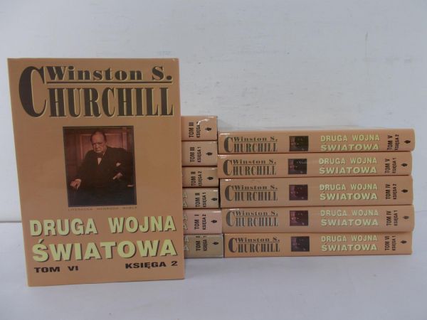 Churchill Winston S. - Druga Wojna Światowa, 12 tomów (komplet)