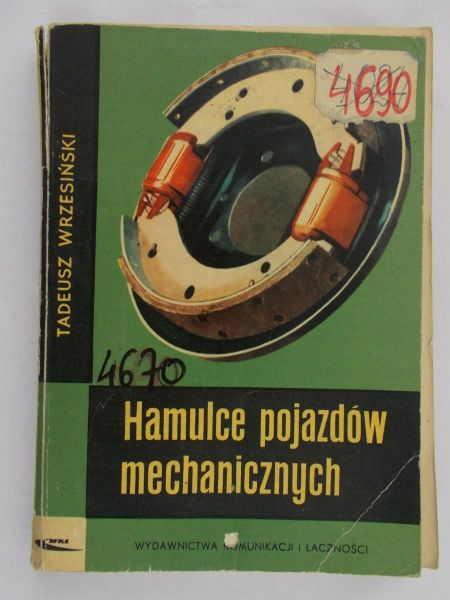 Wrzesiński Tadeusz - Hamulce pojazdów mechanicznych
