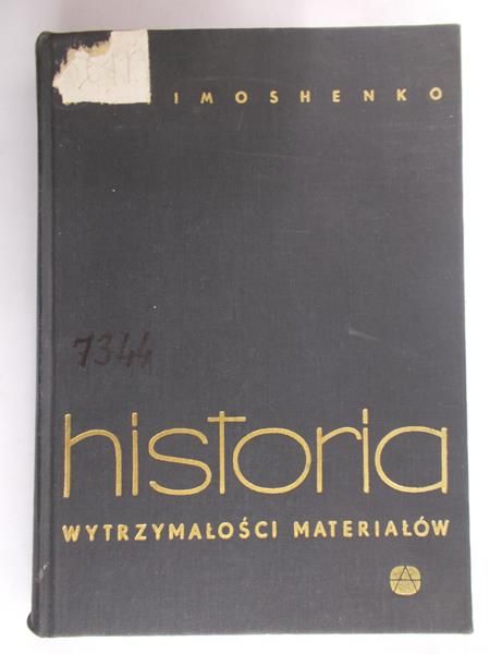 Timoshenko S.P. - Historia wytrzymałości materiałów