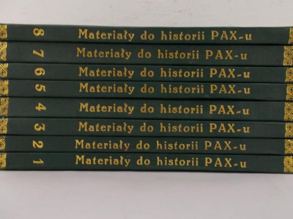 Wójcik Józef - Materiały do historii PAX-u, 8 Tomów