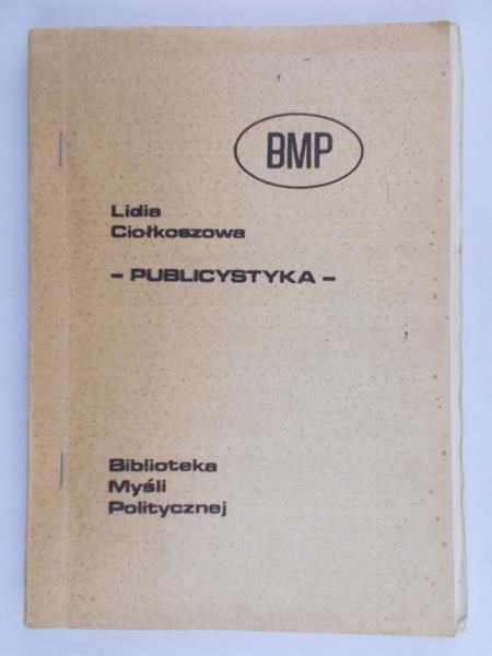 Ciołkoszowa Lidia - Publicystyka