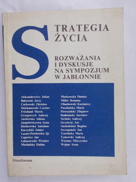 Suchodolski Bogdan - Strategia życia