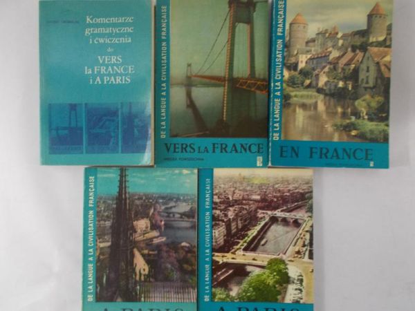 Alvernhe A. - De la Langue a la civilisation Francaise, 4 volumes + komentarze gramatyczne