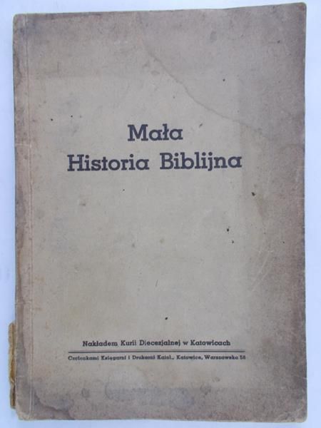 Cieszyński Adam - Mała Historia Biblijna 1948 r