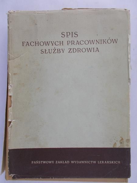 Borzęcki K. (red.) - Spis fachowych pracowników służby zdrowia