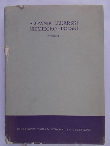 Trachtenherc Natan - Słownik lekarski niemiecko-polski