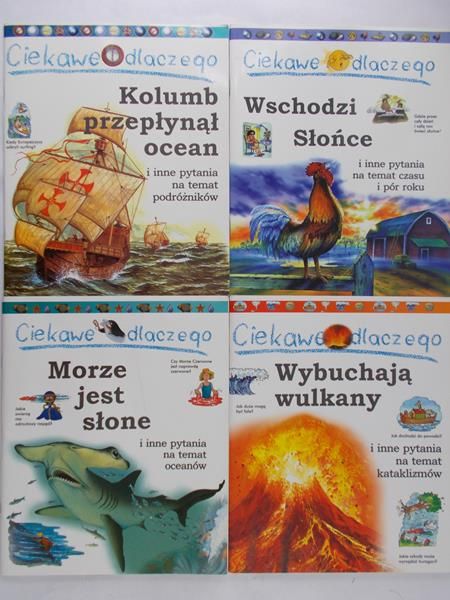 Ciekawe dlaczego (zestaw czterech książek)