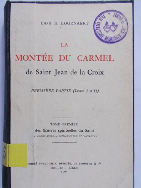 Hoornaert Chan. H. - La Montee du Carmel, 1925 r.