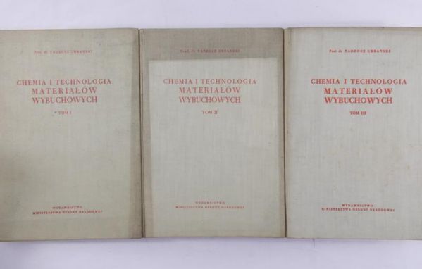 Urbański Tadeusz - Chemia i technologia materiałów wybuchowych, tom I-III
