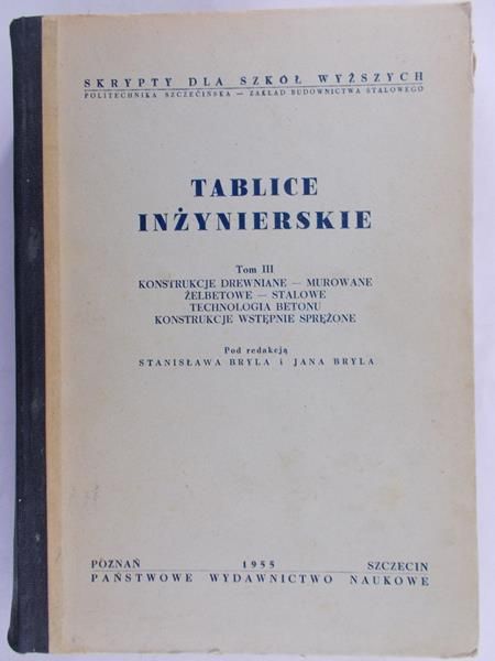 Bryl Stanisław (red.) - Tablice inżynierskie
