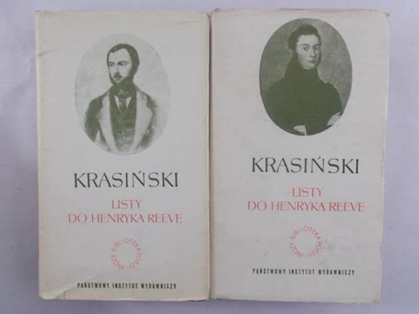 Krasiński Zygmunt- Listy  do Henryka Reeve. Tom I - II