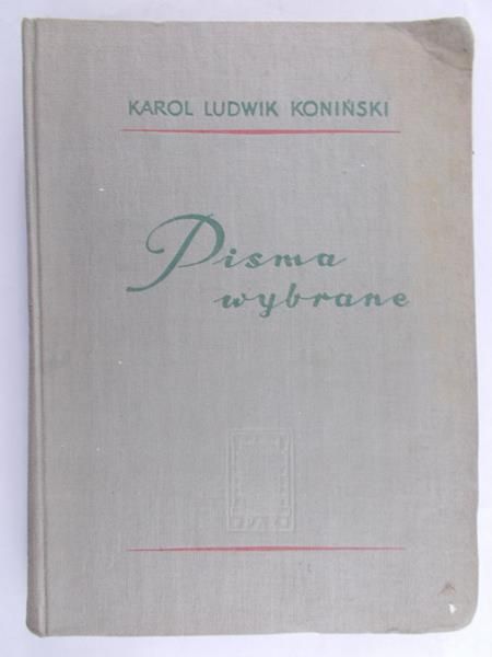 Koniński Karol Ludwik - Pisma wybrane