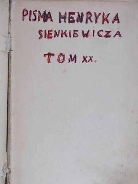 Sienkiewicz Henryk - Tom XX, 1902 r.