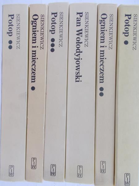 Sienkiewicz Henryk - Trylogia, zestaw 6 książek