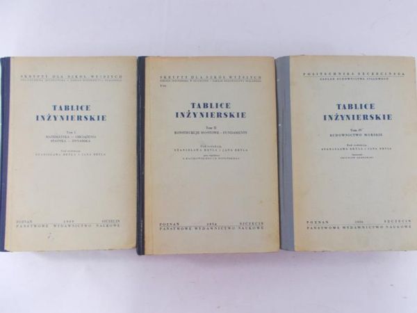 Bryl Stanisław (red.) - Tablice inżynierskie, 3 tomy