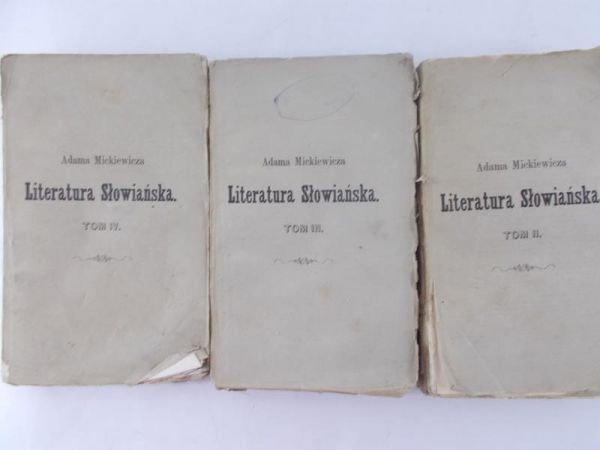Mickiewicz Adam- Literatura Słowiańska, t. II-IV, 1865 r.