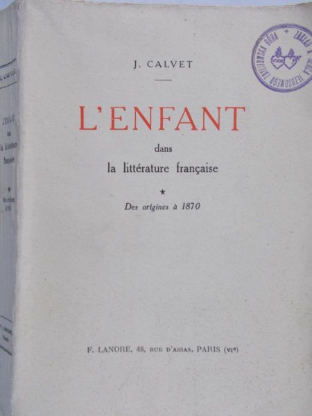 Calvet J. - L'Enfant, 1870r.