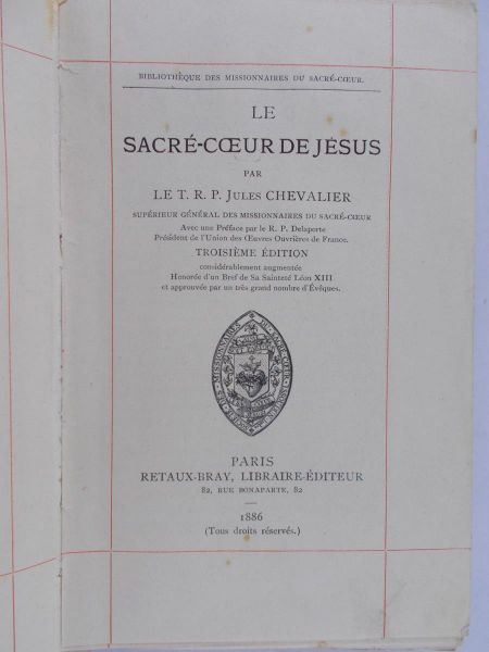 Le Sacre-Coeur de Jesus, 1866 r.