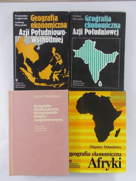 Maryański Andrzej / Dobosiewicz Zbigniew / Straszewicz Ludwik - Geografia ekonomiczna – zestaw 4 książek