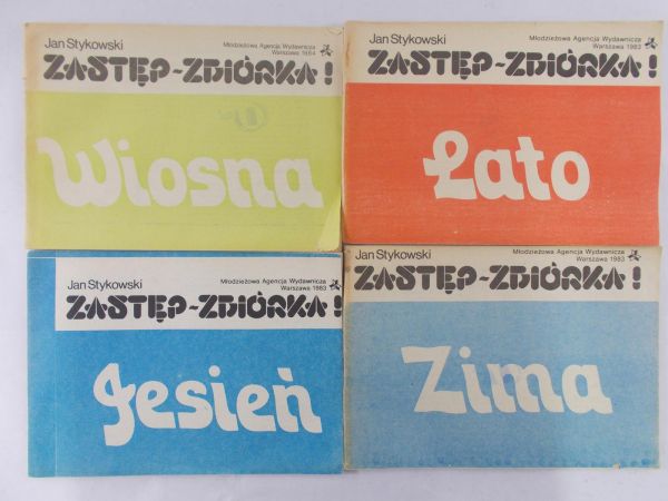 Stykowski Jan - Zastęp-Zbiórka, zestaw 4 książek