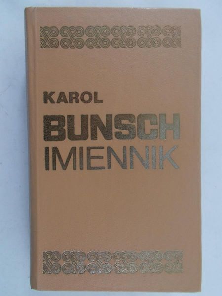 Bunsch Karol - Imiennik.