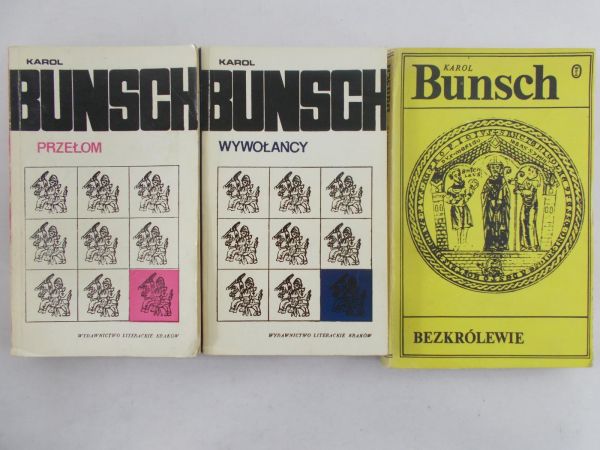Bunsch Karol - Zestaw 3 książek