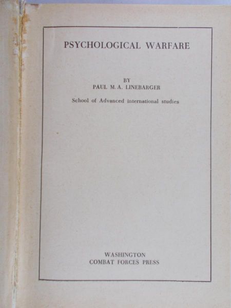 Linebarger Paul - Wojna psychologiczna