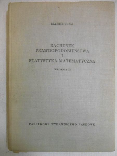 Fisz Marek - Rachunek prawdopodobieństwa i statystyka matematyczna
