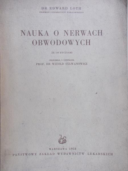 Loth Edward - Nauka o nerwach obwodowych