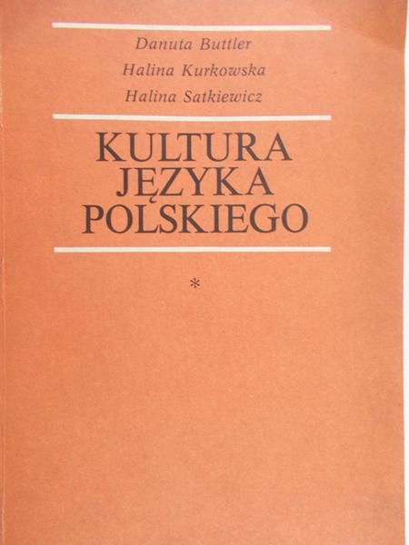 Buttler Danuta- Kultura języka polskiego