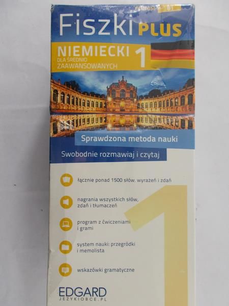 Niemiecki Fiszki PLUS dla średnio zaawansowanych 1 , Nowa
