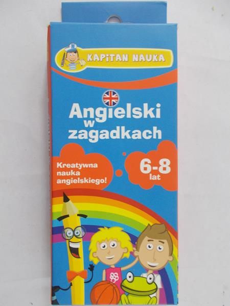 Karty obrazkowe Angielski w zagadkach 6-8 lat