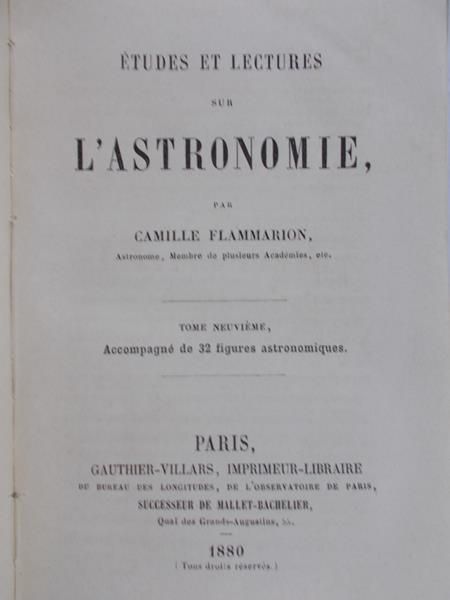 Flammarion Camille - L'astronomie, 1880 r.