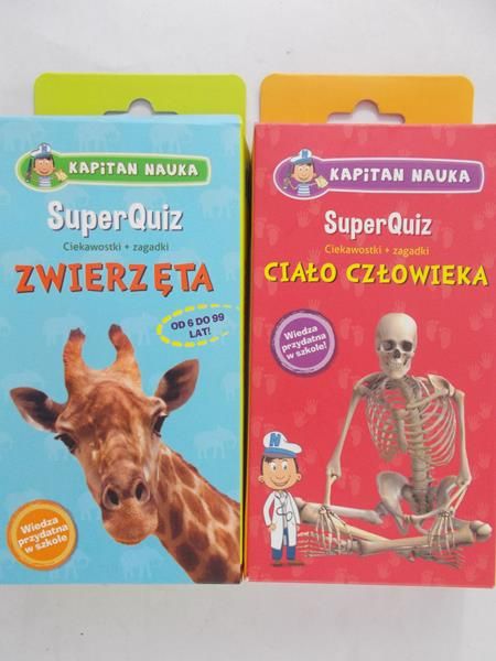 Kapitan Nauka SuperQuiz: Ciało człowieka / Zwierzęta