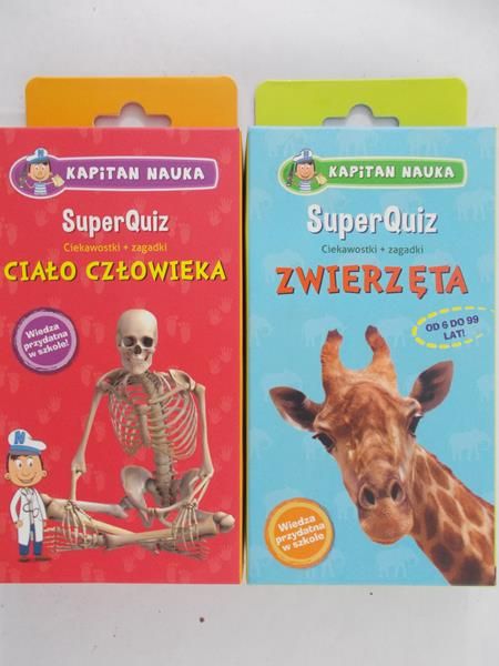Kapitan Nauka SuperQuiz: Ciało człowieka / Zwierzęta